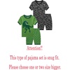 image:imageFamily Feeling Boys Summer Pajamas Sets Short 100 Cotton Pjs4piecesharkdinogreen
