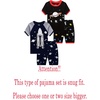 image:imageFamily Feeling Boys Summer Pajamas Sets Short 100 Cotton Pjs4piecespacerocket