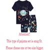image:imageFamily Feeling Boys Summer Pajamas Sets Short SetsSpace PrintNavy