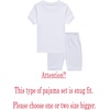 image:imageFamily Feeling Boys Summer Pajamas Sets Short SetsWhite
