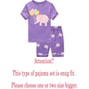image:imageFamily Feeling Giraffe Little Girls Short Pajamas 100 Cotton ClothesElephantF1