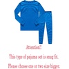 image:imageFamily Feeling Kids amp Toddler Boys Pajamas 2 Piece Pjs Set 100 Cotton SleepwearBlueF1