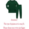 image:imageFamily Feeling Kids amp Toddler Boys Pajamas 2 Piece Pjs Set 100 Cotton SleepwearGreenF1