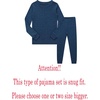 image:imageFamily Feeling Little Big Boy Pajamas Sets 100 Cotton Pjs Kids JammiesSolidblue2022
