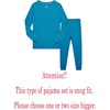 image:imageFamily Feeling Little Big Boy Pajamas Sets 100 Cotton Pjs Kids JammiesSolidbrightblue2022