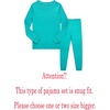 image:imageFamily Feeling Little Big Boy Pajamas Sets 100 Cotton Pjs Kids JammiesSolidpeacockblue2022