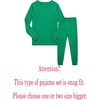 image:imageFamily Feeling Little Big Boy Pajamas Sets 100 Cotton Pjs Kids JammiesSolidsdgreen2022