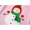 image:imageFamily Feeling Little Boys Pajamas Sets 100 Cotton Long sleeve PjsChristmasSnowmanPink
