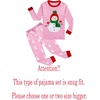 image:imageFamily Feeling Little Boys Pajamas Sets 100 Cotton Long sleeve PjsChristmasSnowmanPink
