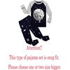 image:imageFamily Feeling Little Boys Pajamas Sets 100 Cotton Long sleeve PjsSpaceGlow in the DarkA1
