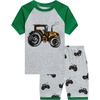 Grey/Tractor Print