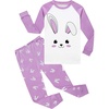 image:imageFamily Feeling Little Boys Girls Child Pajamas Sets 100 Cotton Toddler PjsRabbitWhiteF1