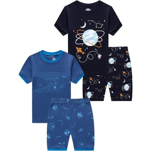 image:imageFamily Feeling Boys Summer Pajamas Sets Short 100 Cotton Pjs4piecespace