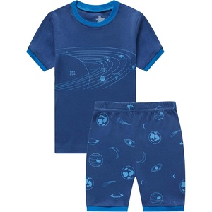 image:imageFamily Feeling Boys Summer Pajamas Sets Short 100 Cotton PjsSpace