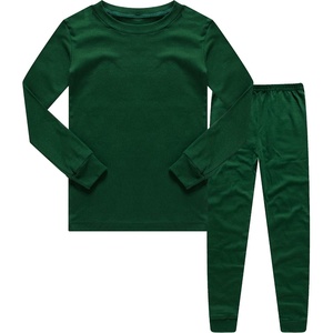 image:imageFamily Feeling Kids amp Toddler Boys Pajamas 2 Piece Pjs Set 100 Cotton SleepwearGreenF1