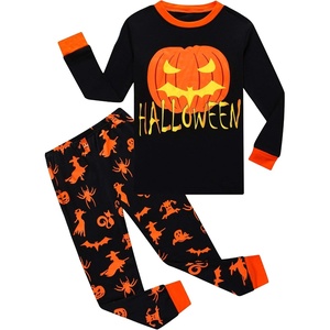 image:imageFamily Feeling Kids amp Toddler Boys Pajamas 2 Piece Pjs Set 100 Cotton SleepwearPumpkinF2
