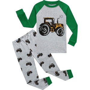 image:imageFamily Feeling Kids amp Toddler Boys Pajamas 2 Piece Pjs Set 100 Cotton SleepwearTractor209