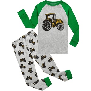 image:imageFamily Feeling Kids amp Toddler Boys Pajamas 2 Piece Pjs Set 100 Cotton SleepwearTractor999