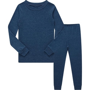image:imageFamily Feeling Little Big Boy Pajamas Sets 100 Cotton Pjs Kids JammiesSolidblue2022