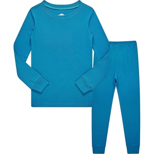 image:imageFamily Feeling Little Big Boy Pajamas Sets 100 Cotton Pjs Kids JammiesSolidbrightblue2022