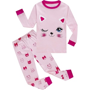 image:imageFamily Feeling Little Boys Girls Child Pajamas Sets 100 Cotton Toddler PjsCatF8