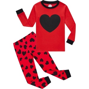 image:imageFamily Feeling Little Boys Girls Child Pajamas Sets 100 Cotton Toddler PjsRedklove6196