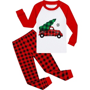 image:imageFamily Feeling Little Boys Pajamas Sets 100 Cotton Long sleeve PjsChristmas6001