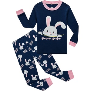 image:imageFamily Feeling Little Boys Pajamas Sets 100 Cotton Long sleeve PjsRabbitpink6159