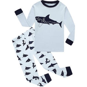 image:imageFamily Feeling Little Boys Pajamas Sets 100 Cotton Long sleeve PjsShark9