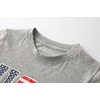 image:imageFamily Feeling Boys Short Sleeve Summer Crewneck Kids TShirts One Piece Girls TeeAmerican Flaggrey