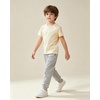 image:imageFamily Feeling Boys Short Sleeve Summer Crewneck Kids TShirts One Piece Girls TeeBeige