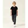 image:imageFamily Feeling Boys Short Sleeve Summer Crewneck Kids TShirts One Piece Girls TeeBlack