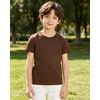 image:imageFamily Feeling Boys Short Sleeve Summer Crewneck Kids TShirts One Piece Girls TeeBrown