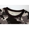 image:imageFamily Feeling Boys Short Sleeve Summer Crewneck Kids TShirts One Piece Girls TeeCamo Grey