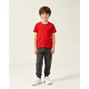 image:imageFamily Feeling Boys Short Sleeve Summer Crewneck Kids TShirts One Piece Girls TeeRed