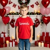 image:imageFamily Feeling Boys Short Sleeve Summer Crewneck Kids TShirts One Piece Girls TeeValentineshort