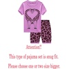 image:imageFamily Feeling Giraffe Little Girls Short Pajamas 100 Cotton ClothesGiraffe892
