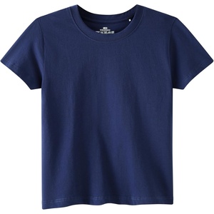 image:imageFamily Feeling Boys Short Sleeve Summer Crewneck Kids TShirts One Piece Girls TeeNavy