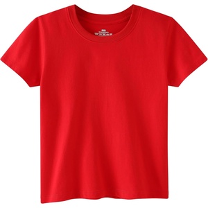 image:imageFamily Feeling Boys Short Sleeve Summer Crewneck Kids TShirts One Piece Girls TeeRed