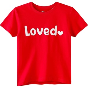 image:imageFamily Feeling Boys Short Sleeve Summer Crewneck Kids TShirts One Piece Girls TeeValentineshort