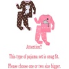 image:imageFamily Feeling Kids amp Toddler Girls Boys Pajamas 2 Piece Pjs Set 100 Cotton Sleepwear4piececatbrownpink