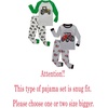 image:imageFamily Feeling Striped Boys Girls 2 Piece Christmas Pajamas Set 100 Cotton Pjs4piece22tractor2022