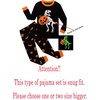 image:imageFamily Feeling Striped Boys Girls 2 Piece Christmas Pajamas Set 100 Cotton PjsDinosaurGlowinthedark6967