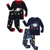 image:imageFamily Feeling Striped Boys Girls 2 Piece Christmas Pajamas Set 100 Cotton Pjs4piecespace703f