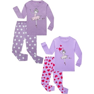 image:imageFamily Feeling Kids amp Toddler Girls Boys Pajamas 2 Piece Pjs Set 100 Cotton Sleepwear4piecepurple