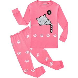 image:imageFamily Feeling Kids amp Toddler Girls Boys Pajamas 2 Piece Pjs Set 100 Cotton SleepwearCatF4