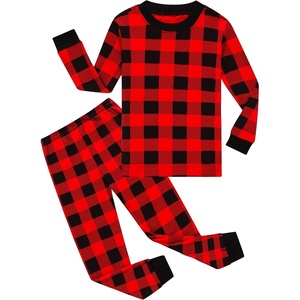 image:imageFamily Feeling Kids amp Toddler Girls Boys Pajamas 2 Piece Pjs Set 100 Cotton SleepwearChristmasPlaid6021
