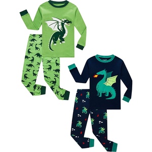 image:imageFamily Feeling Striped Boys Girls 2 Piece Christmas Pajamas Set 100 Cotton Pjs4piecedragon2022
