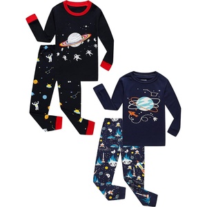 image:imageFamily Feeling Striped Boys Girls 2 Piece Christmas Pajamas Set 100 Cotton Pjs4piecespace703f