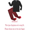 image:imageMatching Family Pajamas Christmas Sleepwear Cotton Holiday Valentine Halloween PjsBlackplaid